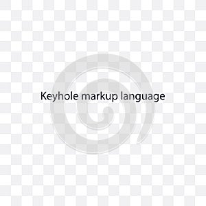 KeyholeÂ Markup Language transparent icon. KeyholeÂ Markup Language symbol design from Maps and locations collection.